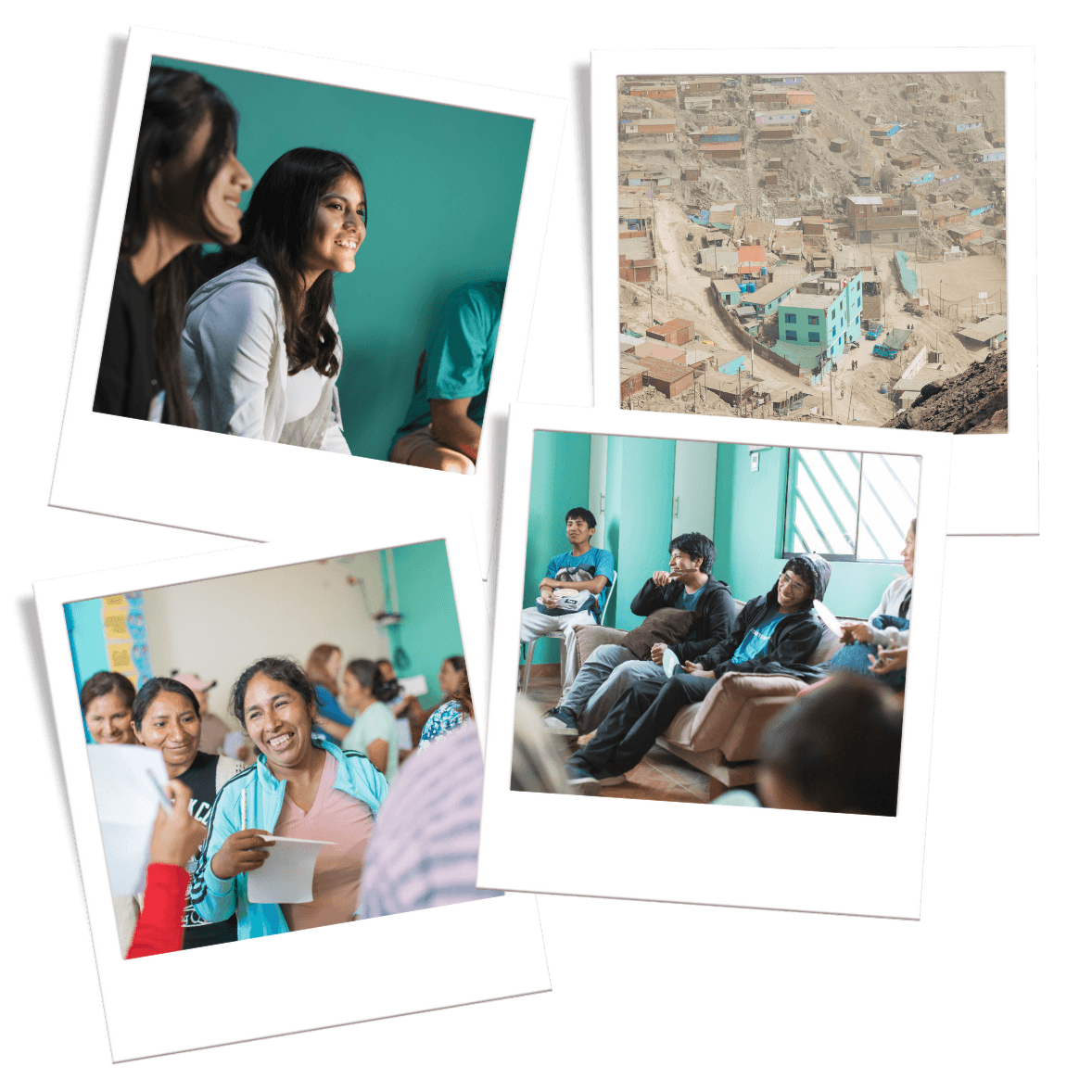 Alex and peruvian children